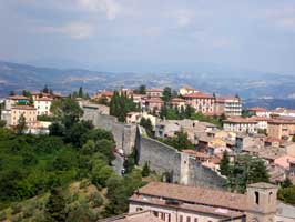 Panorama con le mura